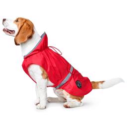 Hunter Uppsala Rain Regnjacka För Hunden i Röd